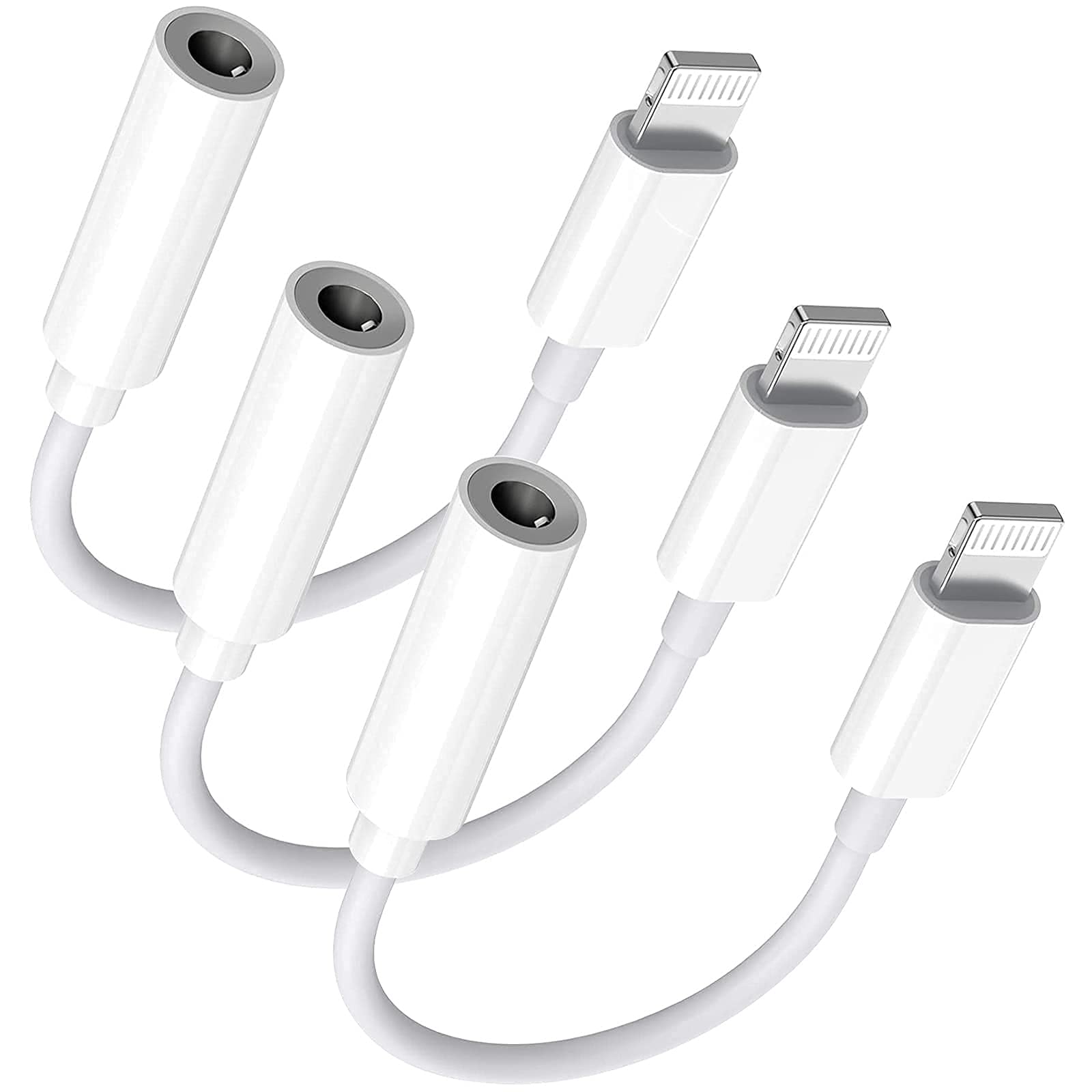 Foto 2 pulgar | Adaptador Lightning A Conector Para Auriculares De 3,5 Mm Certificado Por Apple Mfi - Venta Internacional.