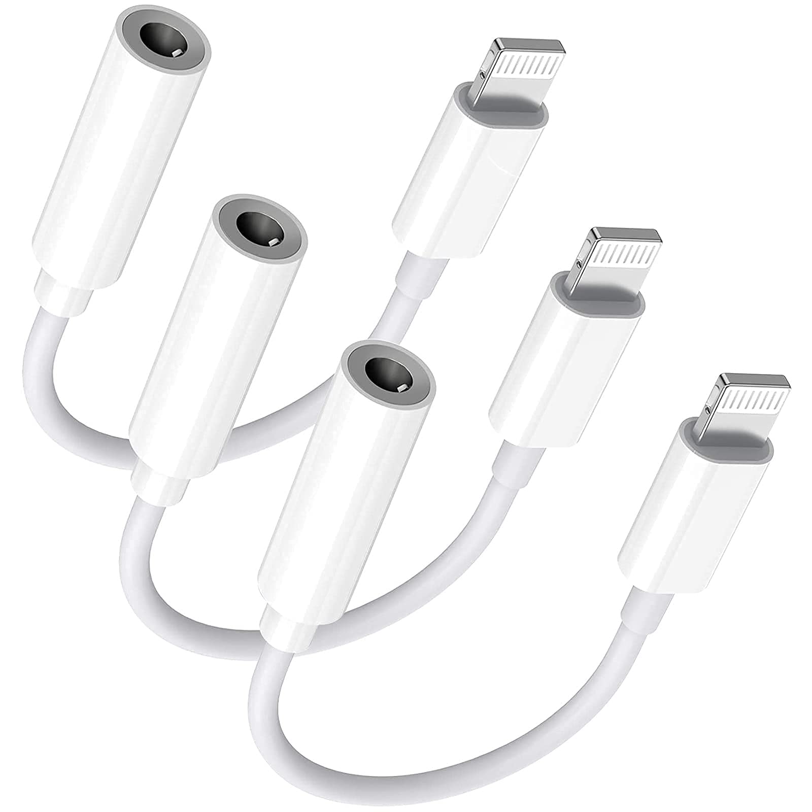 Adaptador Lightning A Conector Para Auriculares De 3,5 Mm Certificado Por Apple Mfi - Venta Internacional.