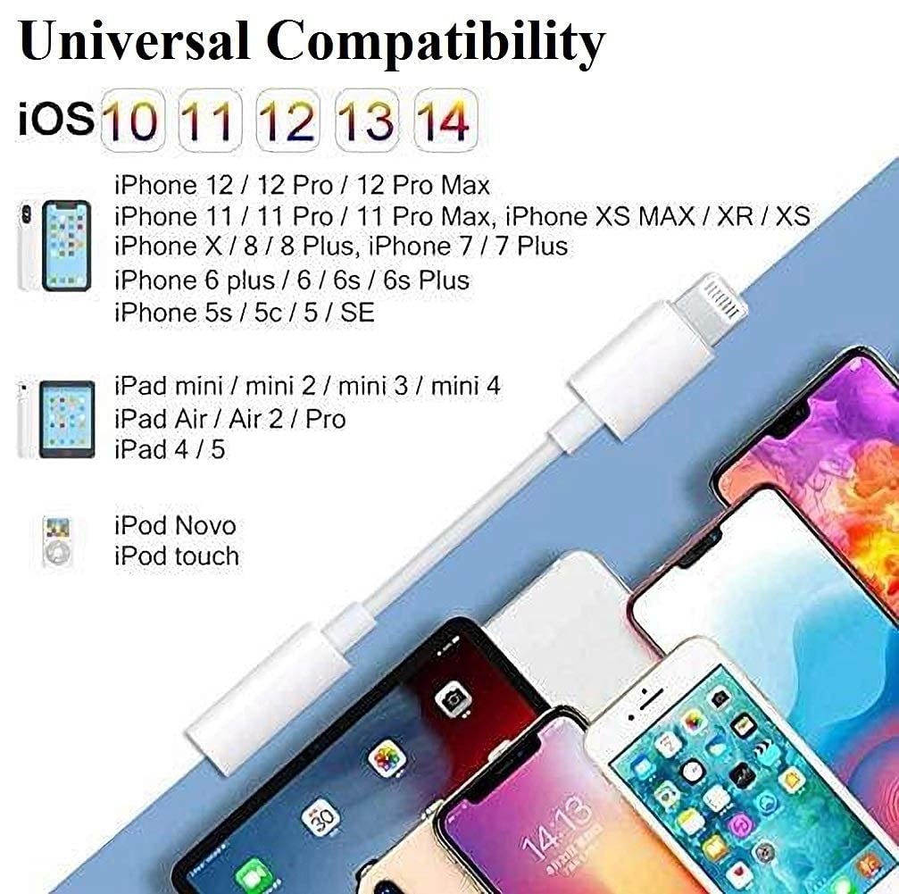 Foto 5 pulgar | Adaptador Lightning A Conector Para Auriculares De 3,5 Mm Certificado Por Apple Mfi - Venta Internacional.