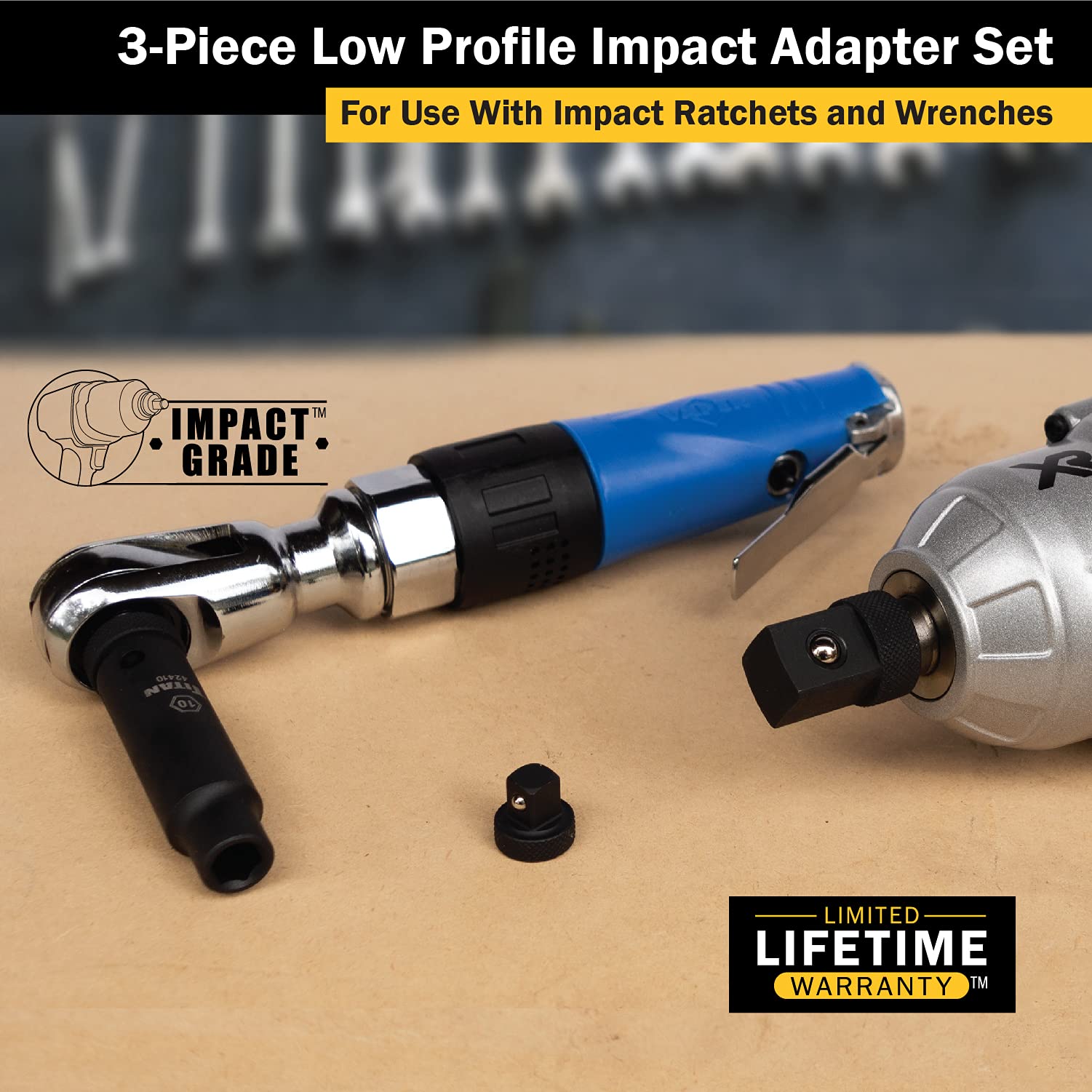 Foto 5 pulgar | Juego De Adaptadores Titan Tools 30936 De Perfil Bajo, 3 Piezas - Venta Internacional.