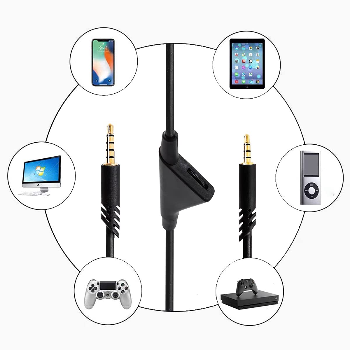 Foto 5 pulgar | Cable De Repuesto Para Auriculares De Juego Astro A40/a40tr/a10 - Venta Internacional.