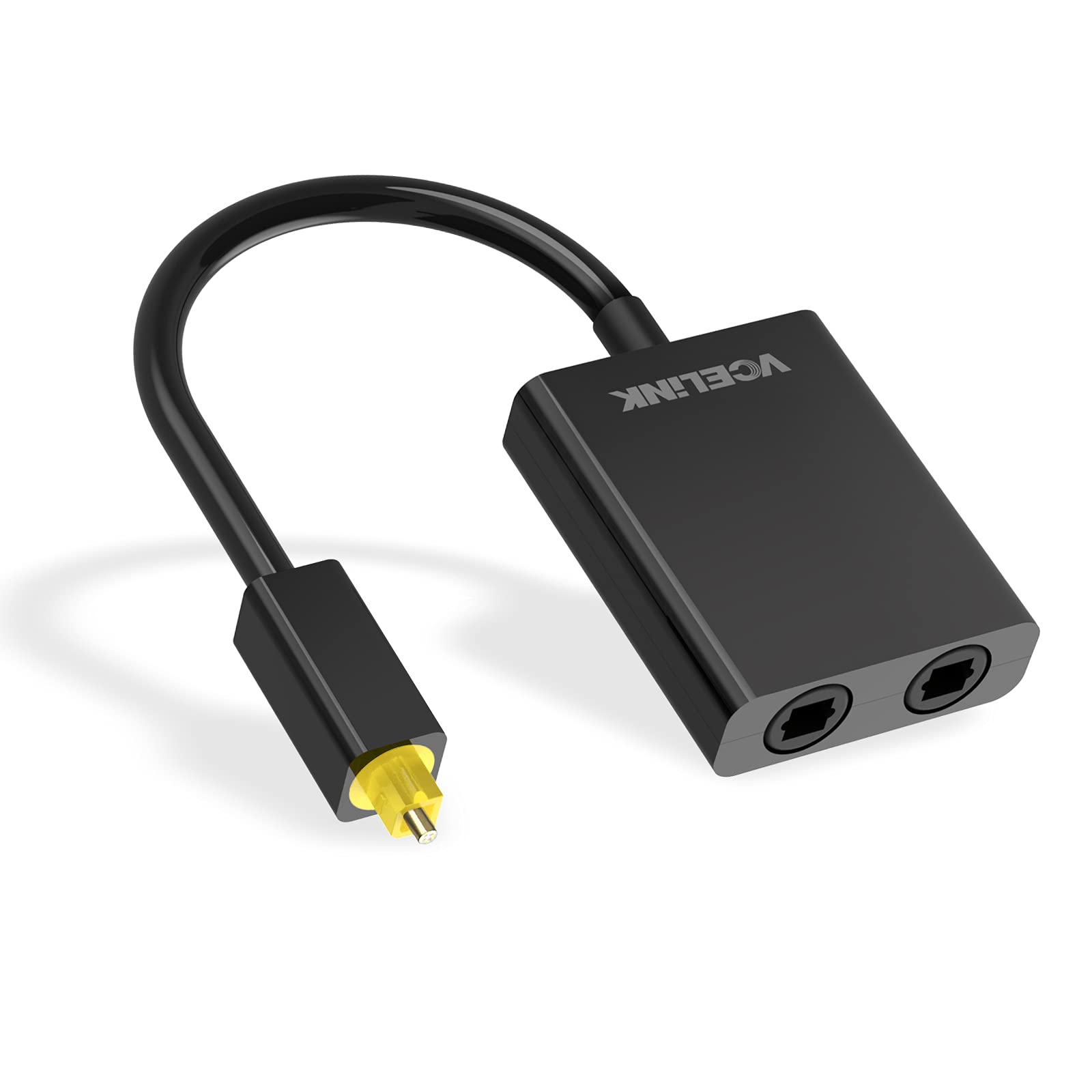 Foto 1 | Divisor De Cable Óptico Vcelink Fiber 1 Entrada 2 Salidas Toslink Negro - Venta Internacional.