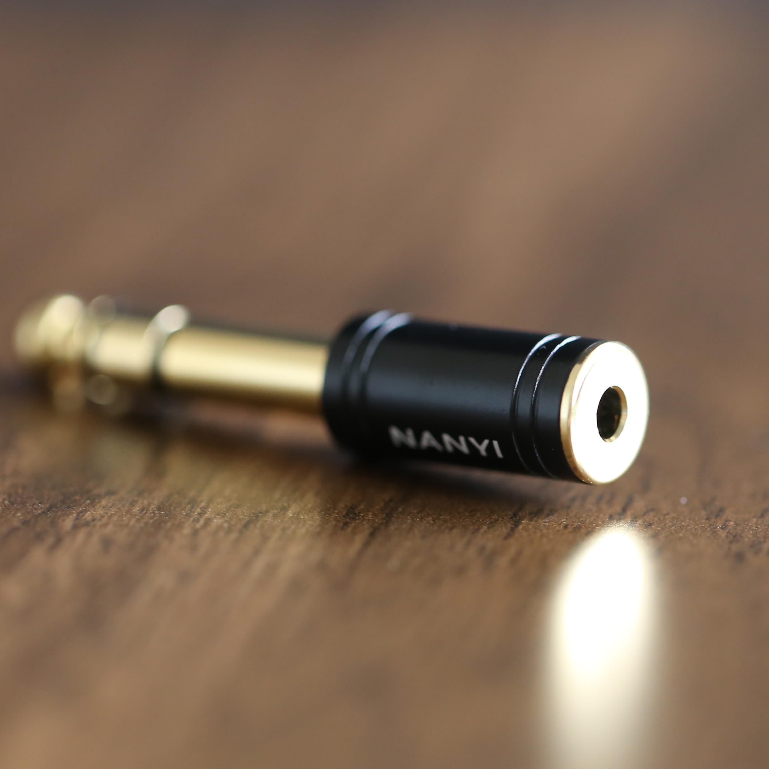 Foto 5 pulgar | Adaptador De Auriculares Nanyi De 6,35 Mm Macho A 3,5 Mm Hembra, Negro - Venta Internacional.