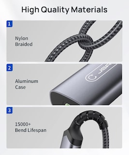 Foto 6 | Adaptador Usb C A 3,5 Mm Para Auriculares Y Cargador Jsaux Pd 60w - Venta Internacional.