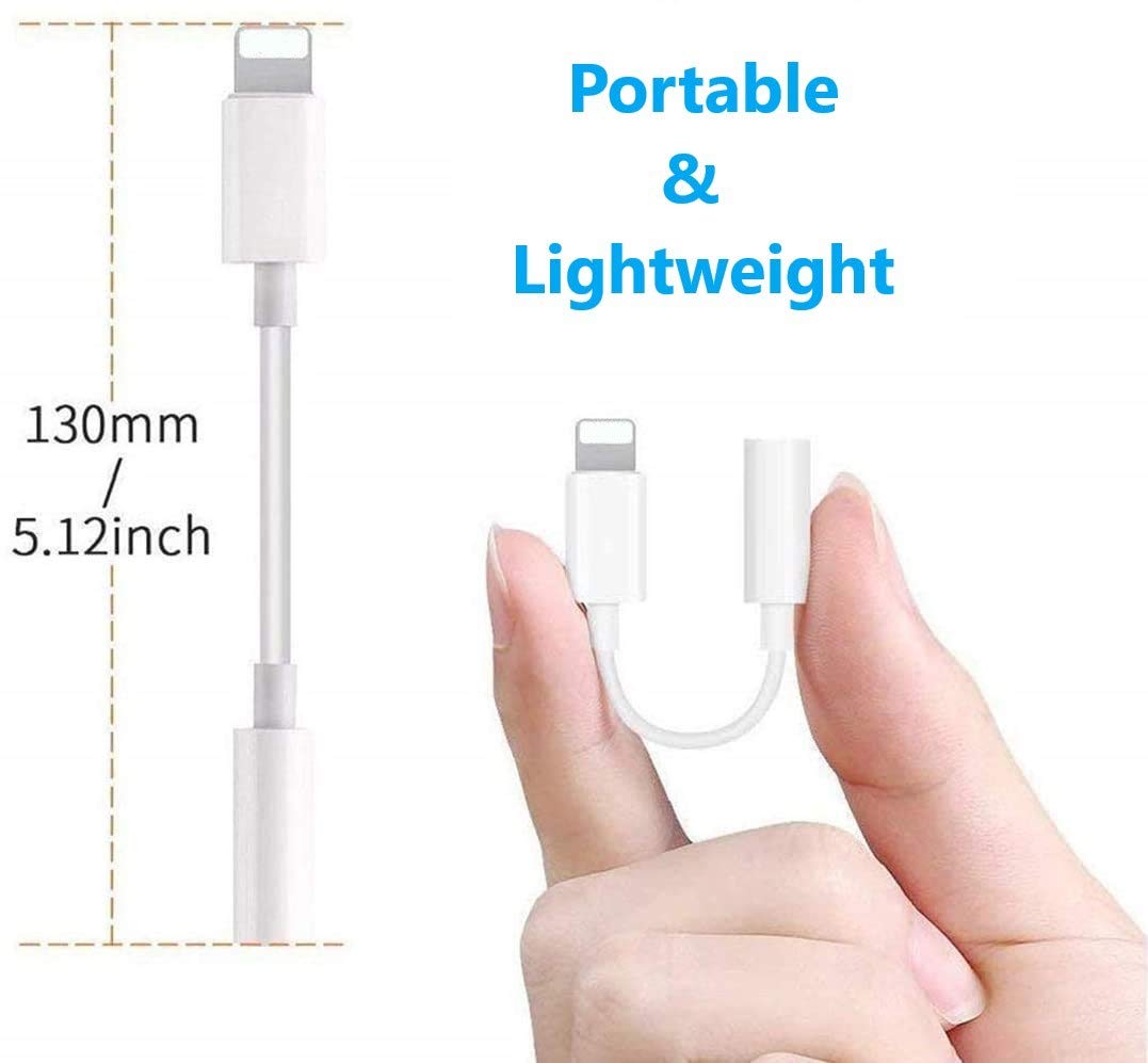 Foto 3 | Adaptador De Auriculares Lightning A 3,5 Mm Belcompany, Paquete De 3 - Venta Internacional.