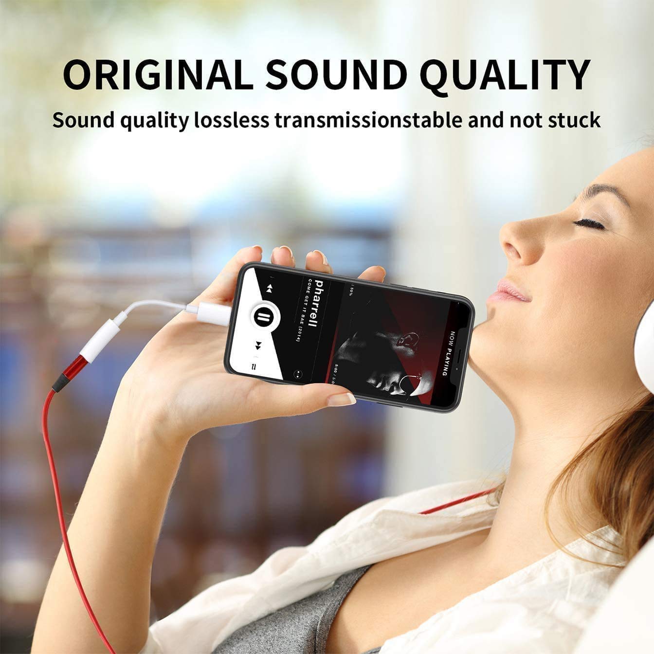 Foto 7 | Adaptador De Auriculares Lightning A 3,5 Mm Belcompany, Paquete De 3 - Venta Internacional.