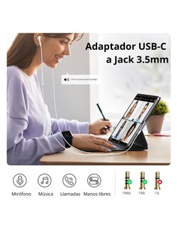 Foto 2 | Adaptador Usb-c A Aux Ugreen Con Dac Integrado