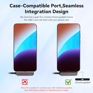 Foto 6 | Adaptador Nubia Redmagic 2 En 1 Usb C A Auriculares De Audio De 3 5 Mm - Venta Internacional.