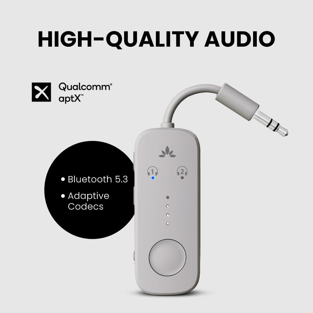Foto 4 pulgar | Adaptador Bluetooth 5.3 Avantree Relay Con Aptx Para Avión - Venta Internacional.