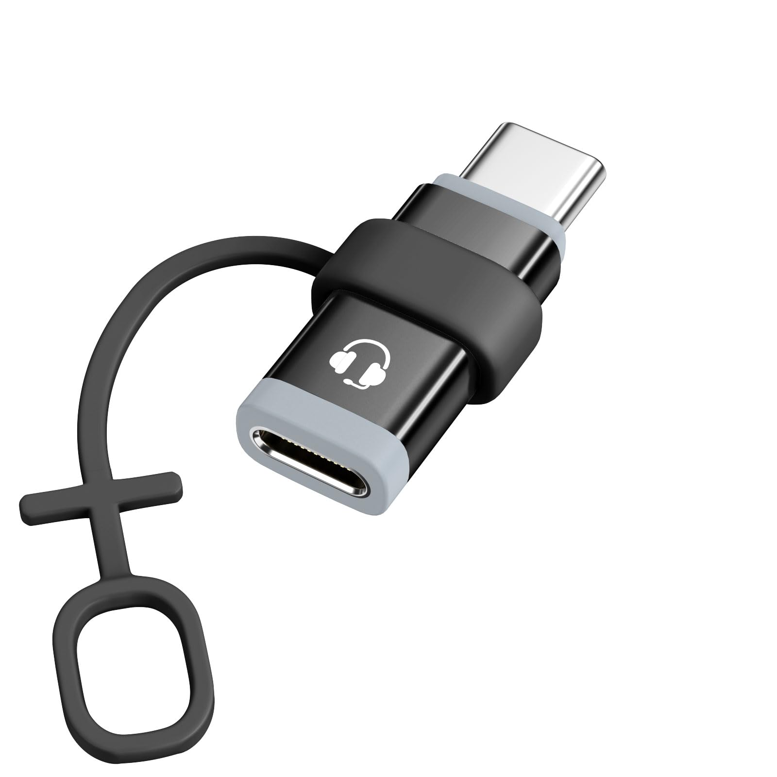 Foto 2 pulgar | Adaptador Moko Lightning A Usb C Audio Para Iphone/ipad Negro - Venta Internacional.