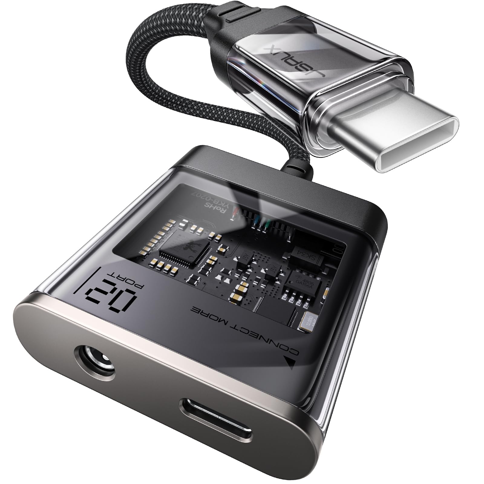 Foto 2 pulgar | Adaptador Usb C A 3 5 Mm Para Auriculares Y Cargador Jsaux - Venta Internacional.