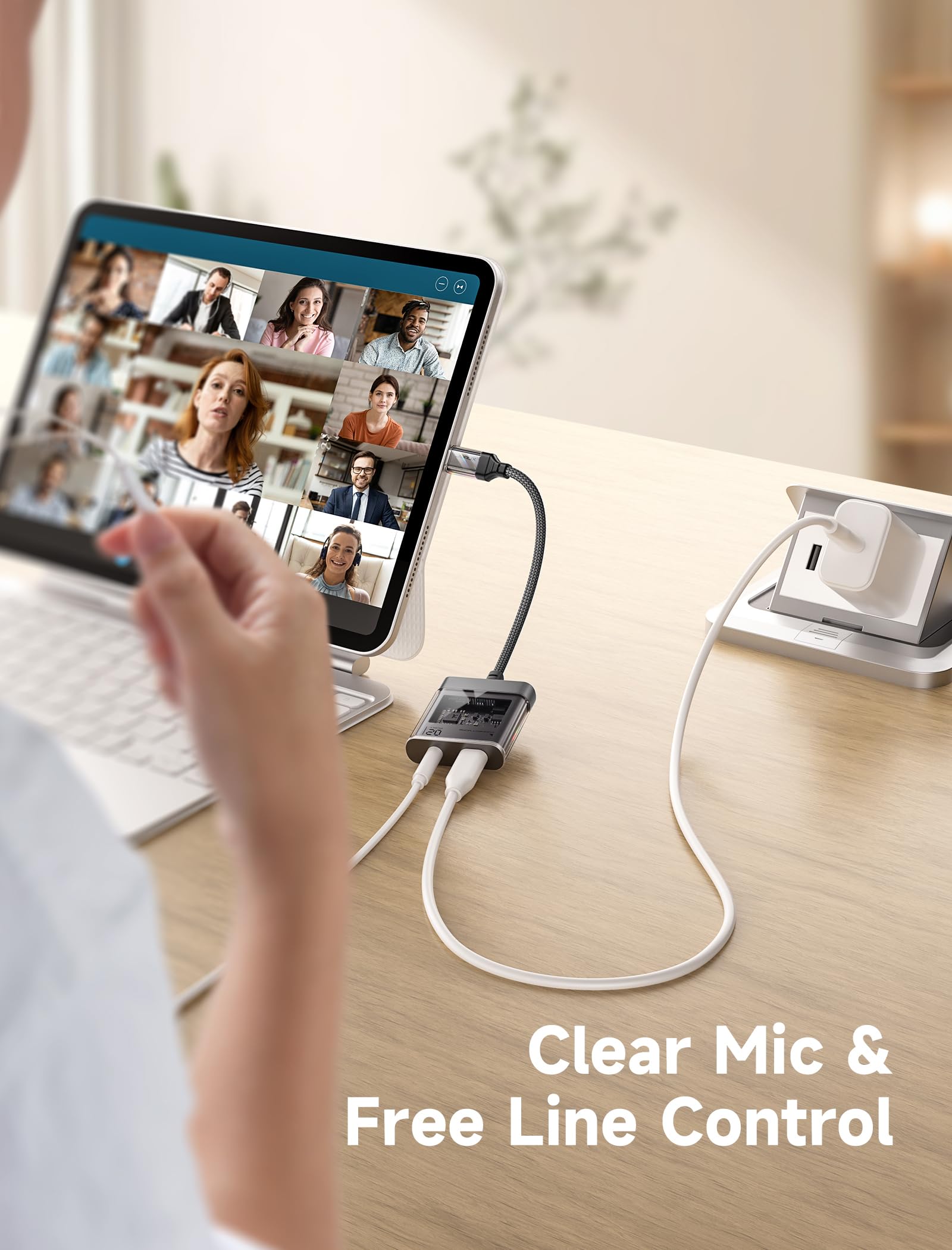 Foto 7 pulgar | Adaptador Usb C A 3 5 Mm Para Auriculares Y Cargador Jsaux - Venta Internacional.