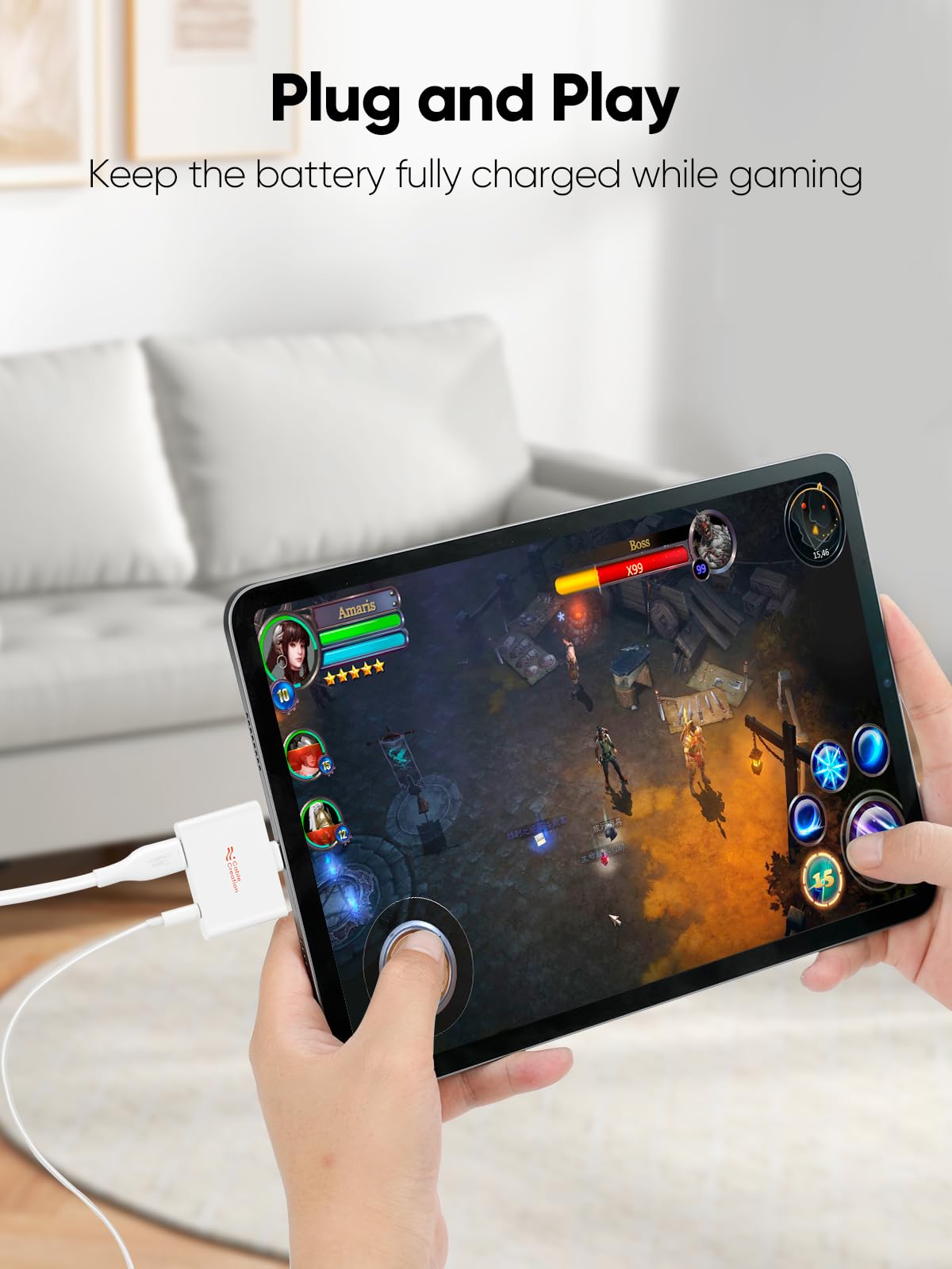 Foto 7 pulgar | Adaptador Cablecreation Usb C A Audio Y Cargador Rápido Pd 100w - Venta Internacional.