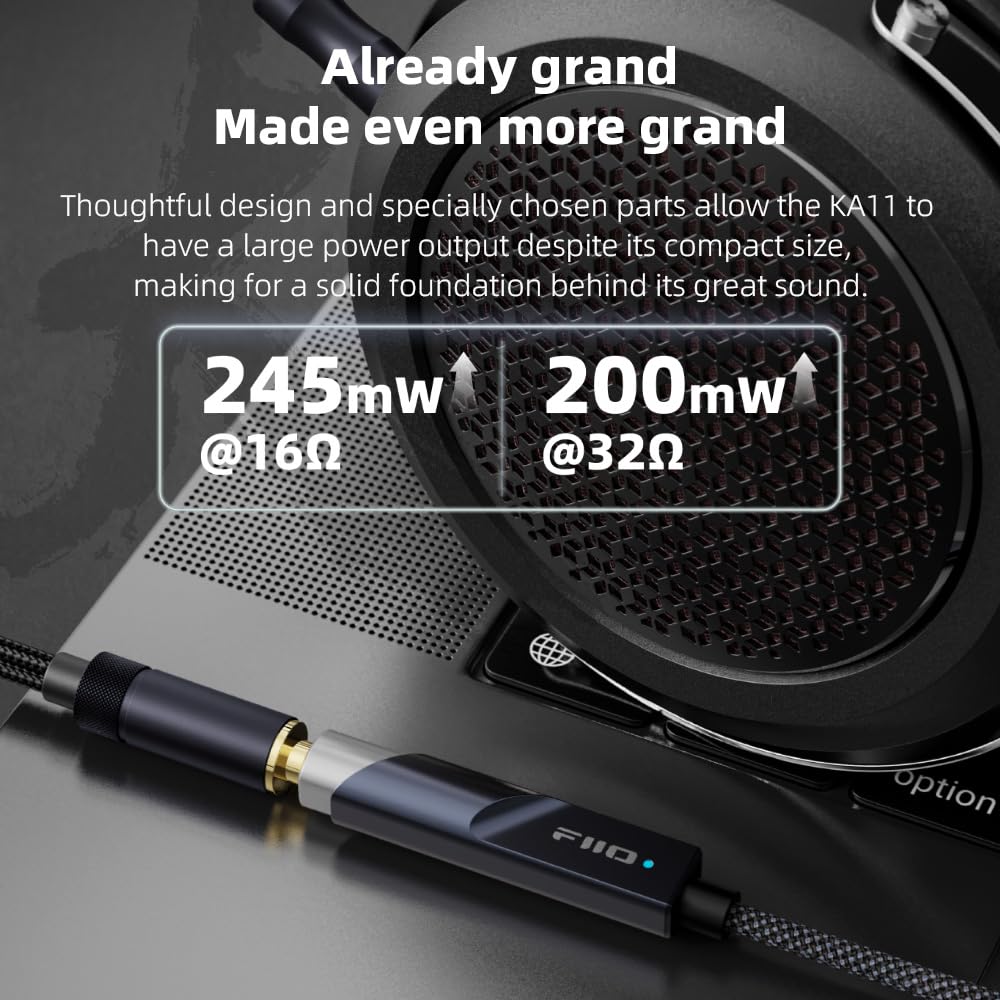 Foto 4 pulgar | Adaptador De Audio Fiio Ka11 Usb C A Dac Hifi De 3 5 Mm  32 Bits/384 Khz - Venta Internacional.