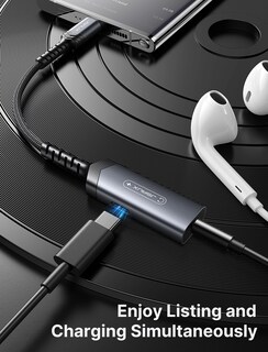 Foto 2 | Adaptador Usb C A 3 5 Mm Para Auriculares Y Cargador Jsaux Pd 60w - Venta Internacional.