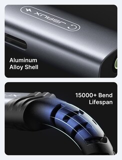 Foto 7 | Adaptador Usb C A 3 5 Mm Para Auriculares Y Cargador Jsaux Pd 60w - Venta Internacional.
