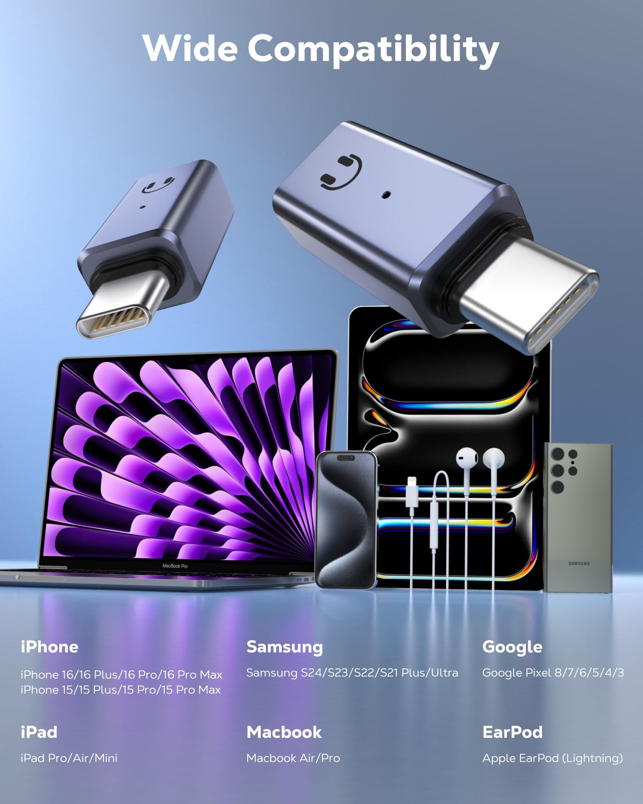 Foto 8 pulgar | Adaptador De Audio Moko Lightning A Usb C Para Iphone Gris - Venta Internacional.