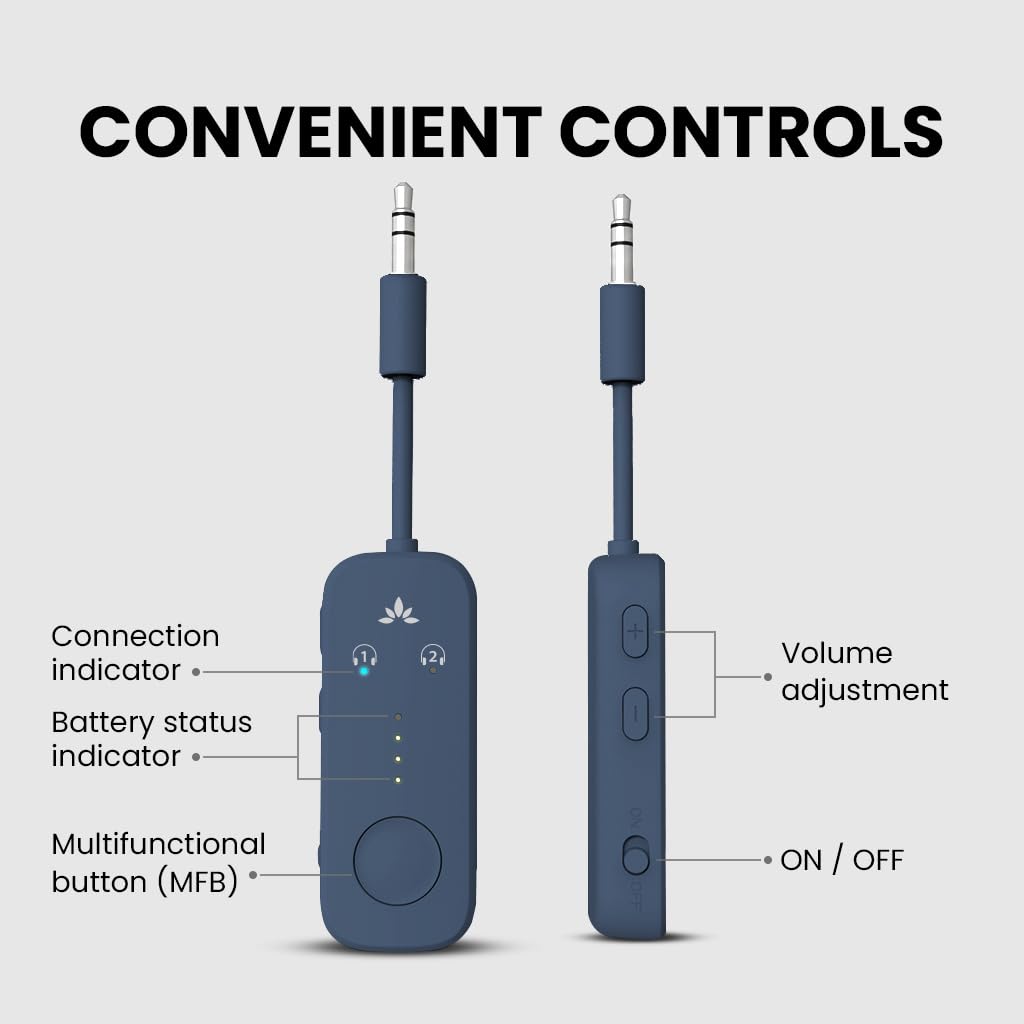 Foto 7 pulgar | Adaptador Bluetooth 5.3 Avantree Relay Con Aptx Para Avión - Venta Internacional.