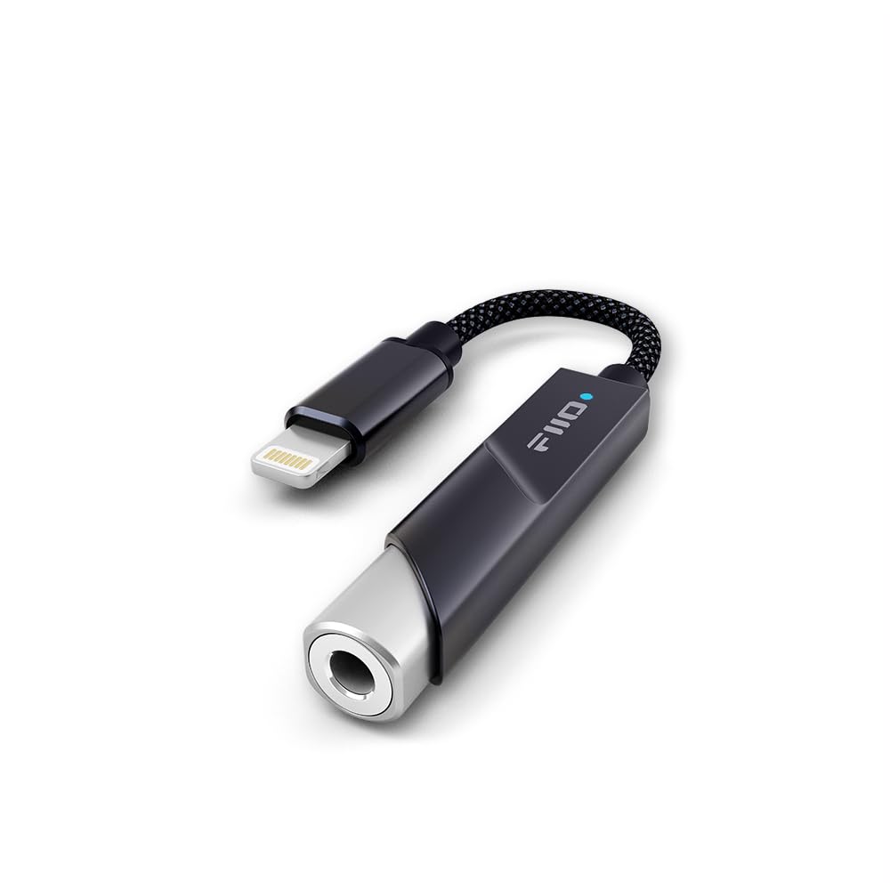 Foto 2 pulgar | Adaptador De Audio Fiio Ka11 Lightning A Usb Dac De 3 5 Mm Negro - Venta Internacional.