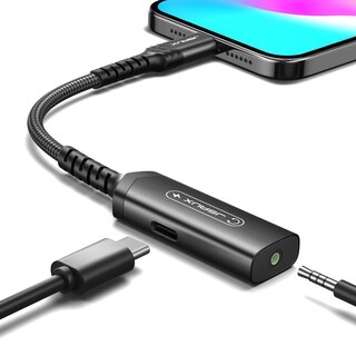 Foto 1 | Adaptador Usb C A Auriculares Jsaux De 3 5 Mm Con Cargador Pd De 60 W - Venta Internacional.