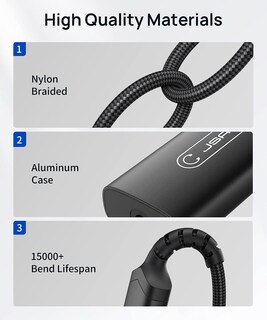 Foto 5 | Adaptador Usb C A Auriculares Jsaux De 3 5 Mm Con Cargador Pd De 60 W - Venta Internacional.