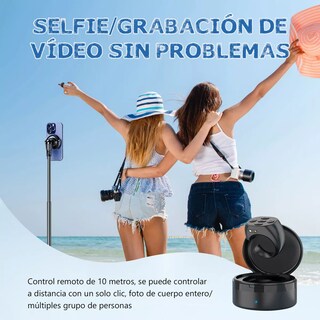 Foto 2 | Control Remoto Selfie Button Clicker Teléfono Bluetooth Eo Safe Imports Esi-18604 Negro