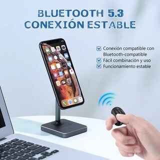 Foto 3 | Control Remoto Selfie Button Clicker Teléfono Bluetooth Eo Safe Imports Esi-18604 Negro