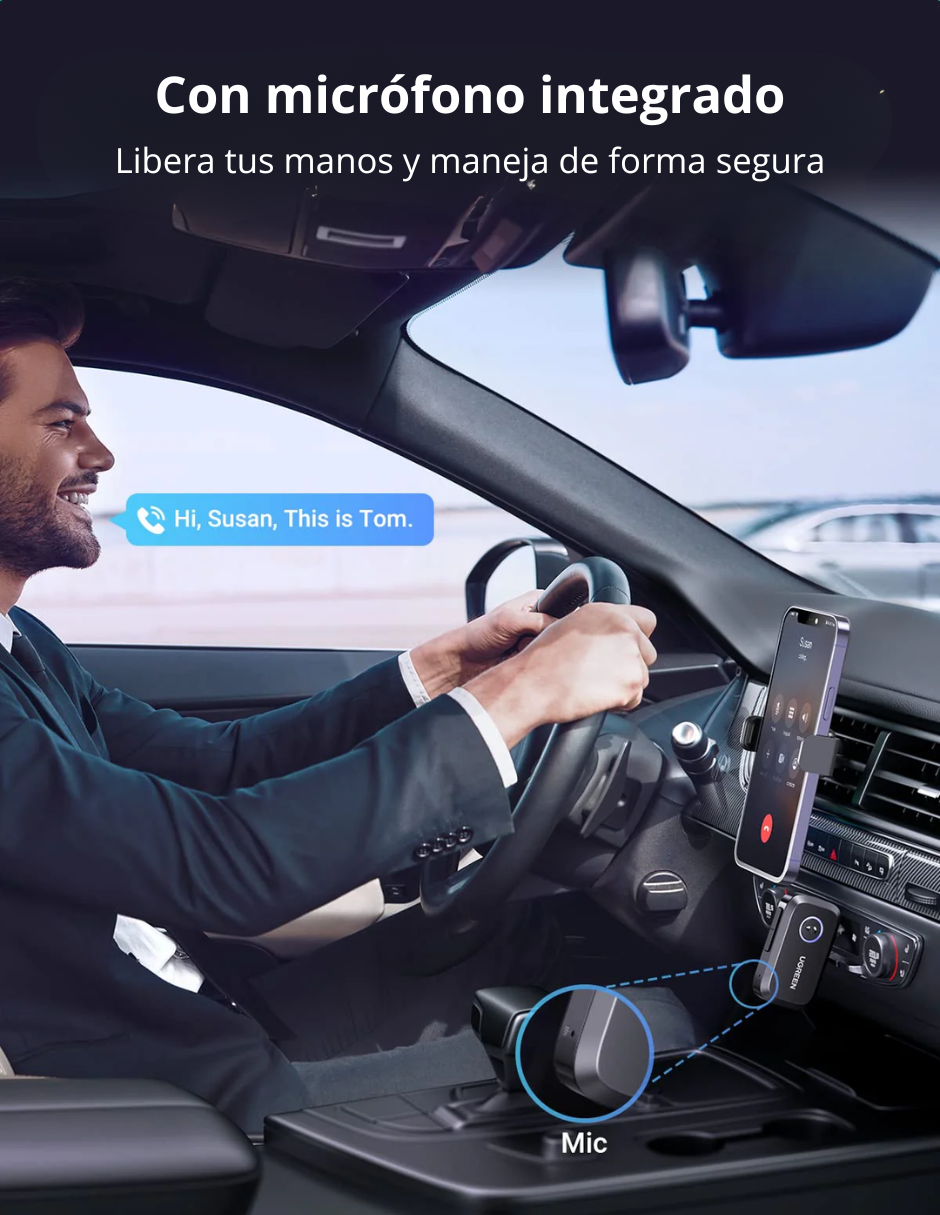 Foto 5 | Adaptador Bluetooth 5.3 Ugreen Con Conector Aux De 3.5 Mm