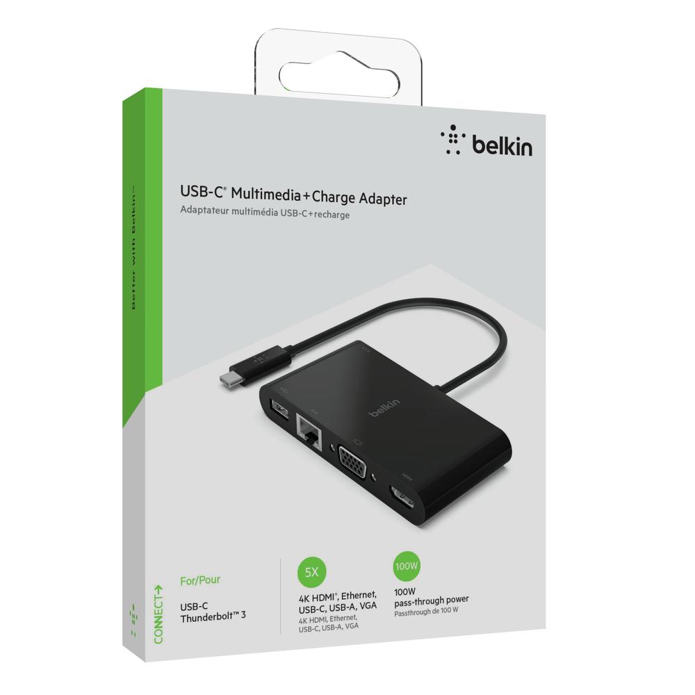 Foto 6 pulgar | Adaptador Belkin con Usb de 100 W