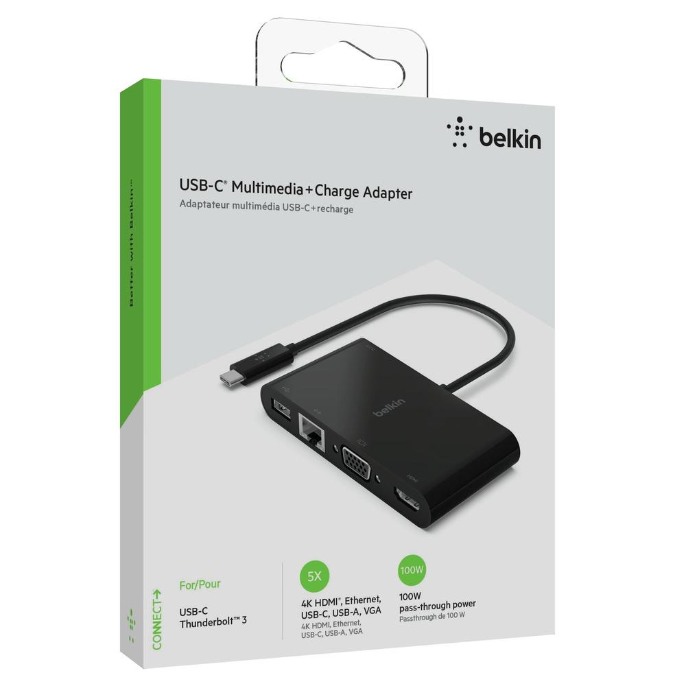 Foto 7 pulgar | Adaptador Belkin con Usb de 100 W