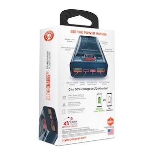 Foto 3 | Batería De 20000mah De Usb C Usb A Carga Rápida Negro Hypergear