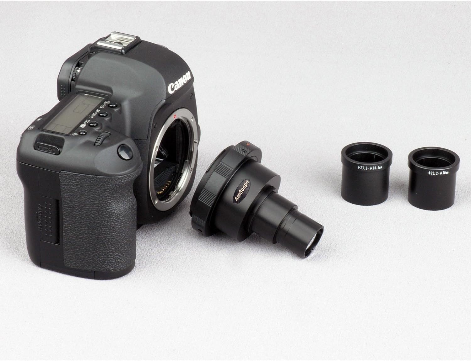 Foto 4 pulgar | Adaptador De Cámara Amscope Ca-can-slr-iii Para Microscopios Canon - Venta Internacional.