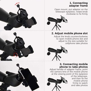 Foto 6 | Adaptador Telescópico Para Teléfono, Soporte Hilitand S Erounder, Negro - Venta Internacional.