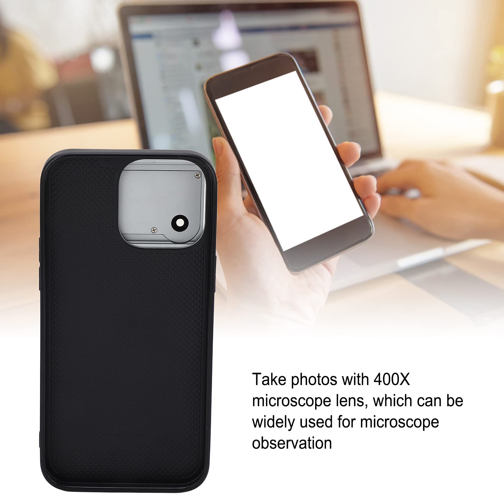 Foto 3 | Lente De Microscopio Zyyini 400x Pocket Con Luz Led Para Ios 14 Pro - Venta Internacional.