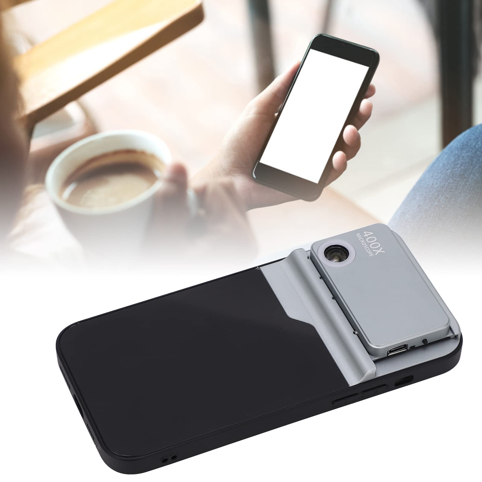 Foto 5 pulgar | Lente De Microscopio Zyyini 400x Pocket Con Luz Led Para Ios 14 Pro - Venta Internacional.