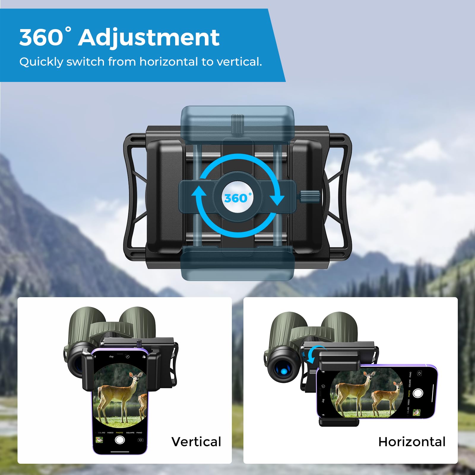 Foto 3 pulgar | Adaptador De Teléfono Telescópico Apexel 360° Para Android Y Iphone - Venta Internacional.