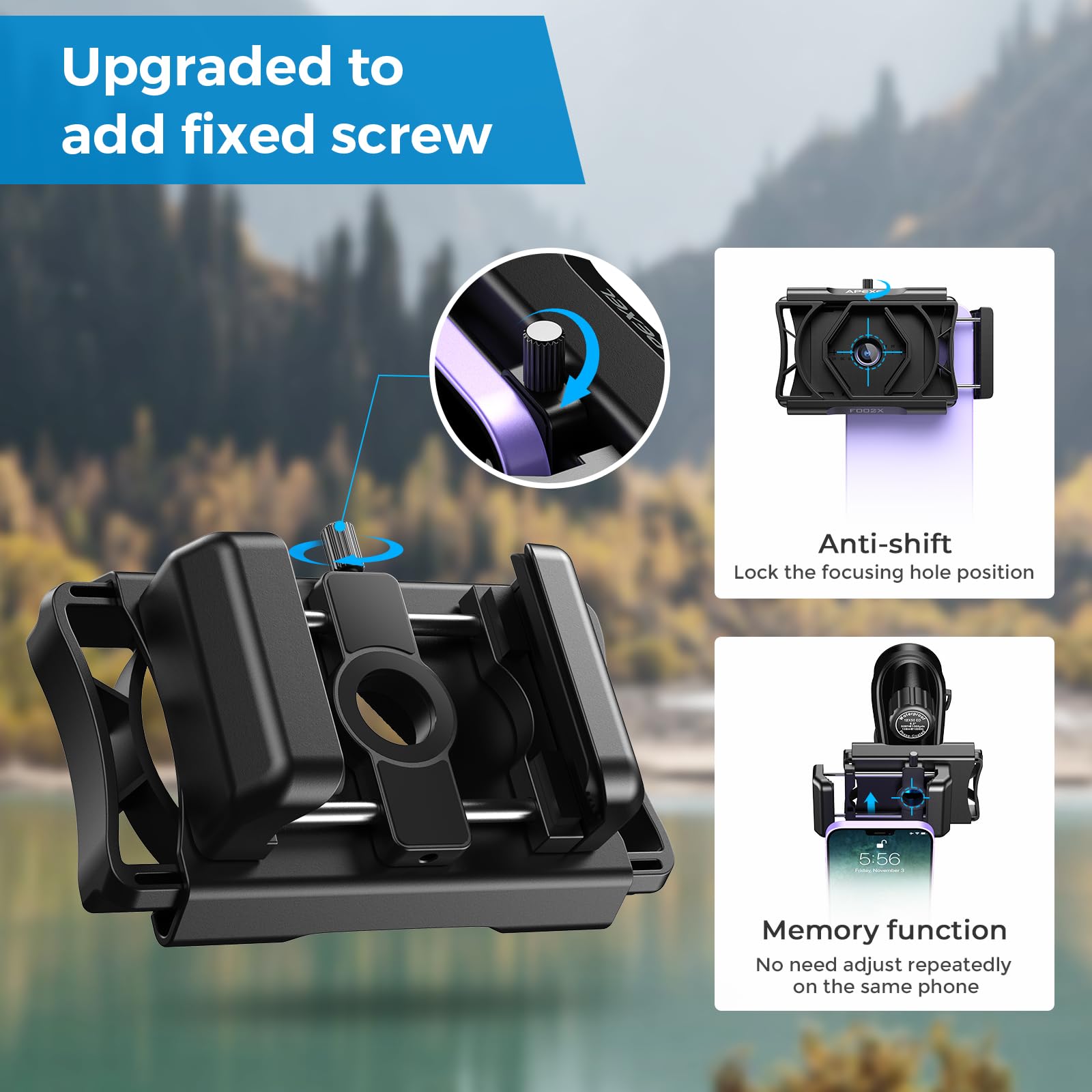 Foto 5 pulgar | Adaptador De Teléfono Telescópico Apexel 360° Para Android Y Iphone - Venta Internacional.
