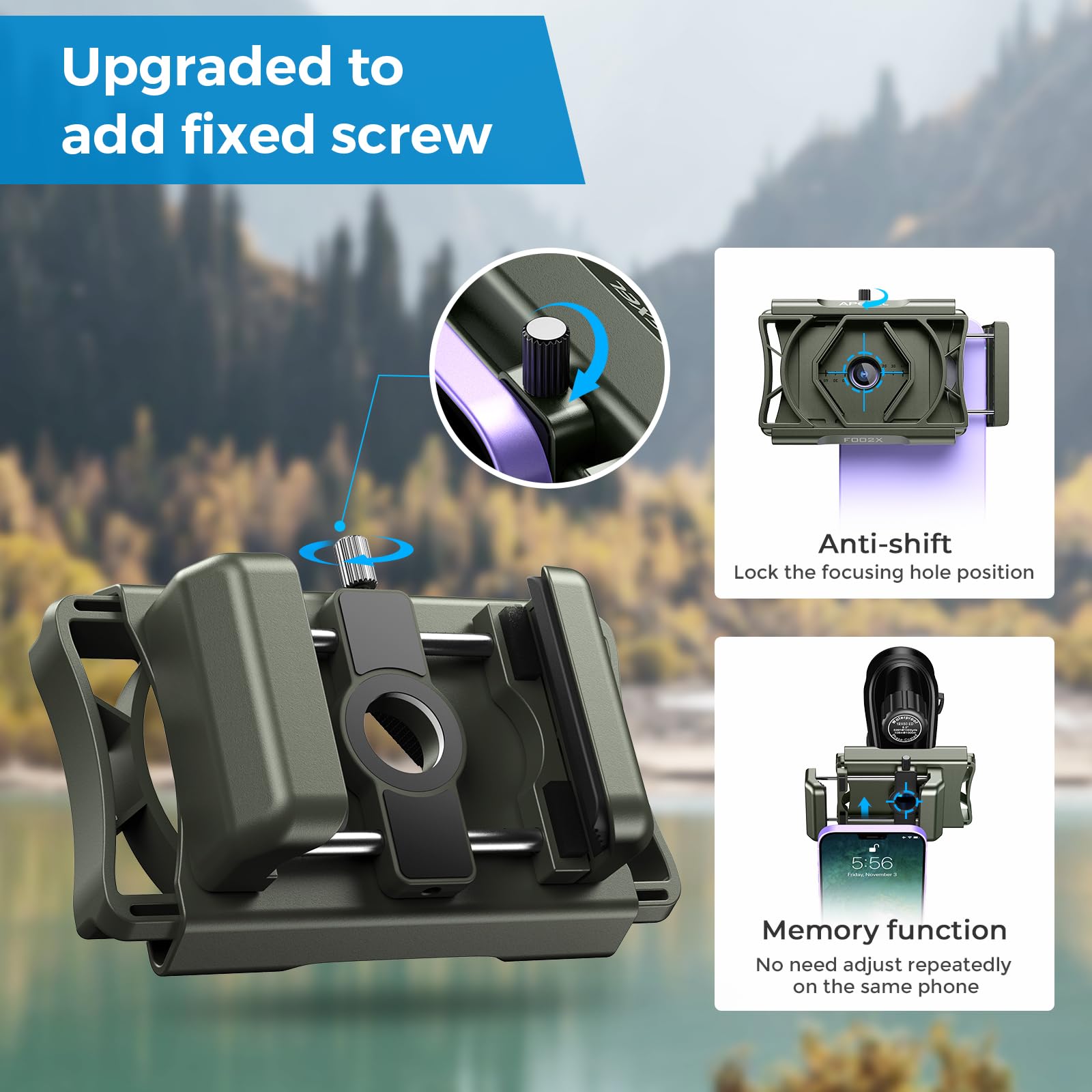 Foto 5 pulgar | Adaptador De Teléfono Telescópico Apexel 360° Para Android Y Iphone - Venta Internacional.