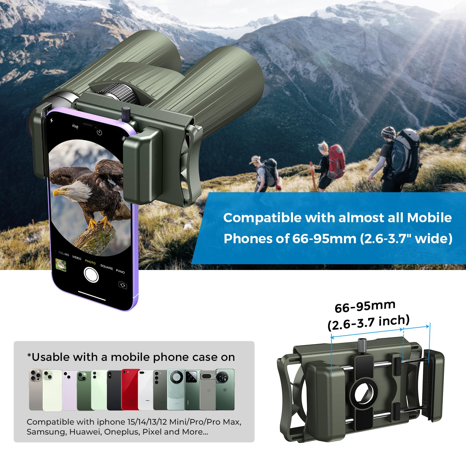 Foto 7 pulgar | Adaptador De Teléfono Telescópico Apexel 360° Para Android Y Iphone - Venta Internacional.