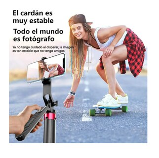 Foto 2 | 1.8 M Tripie Para Selfie Stick Portátil Para Telefono Celula