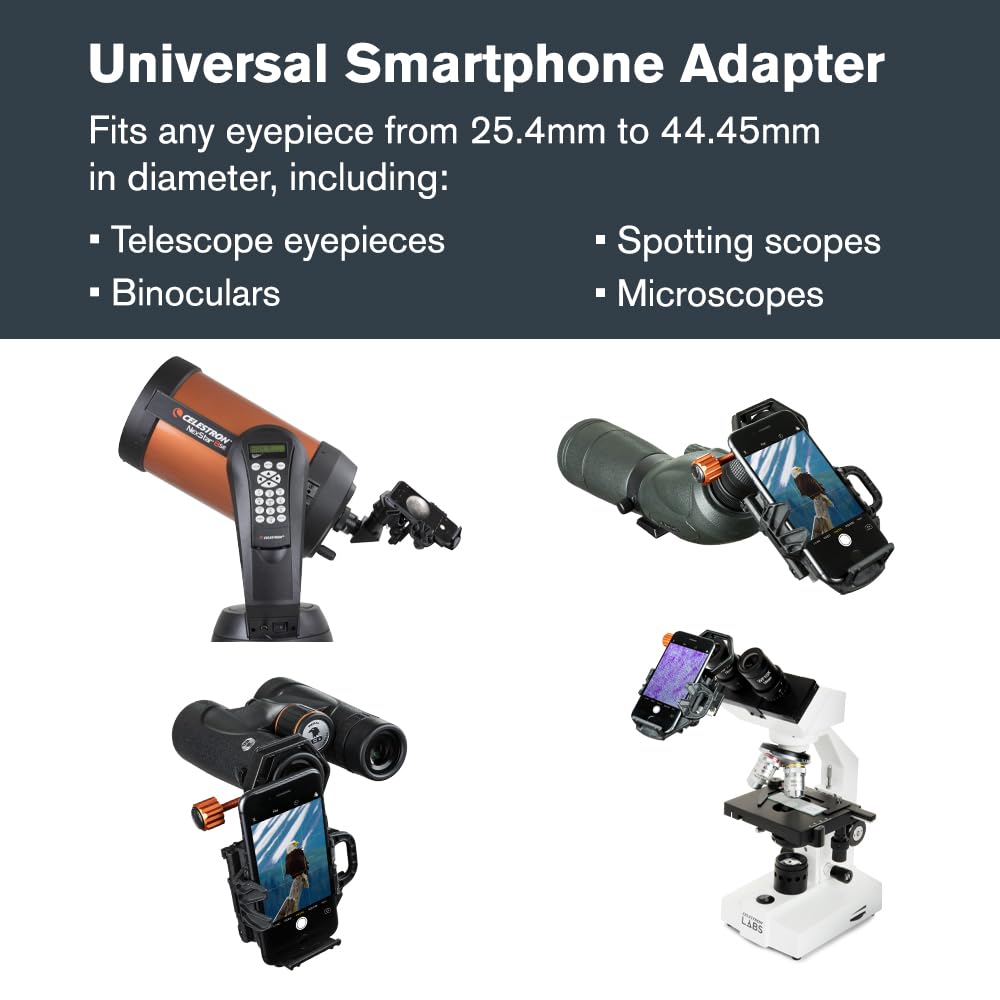 Foto 3 pulgar | Adaptador De Teléfono Inteligente Celestron Nexgo Dx Para Telescopio Y Más - Venta Internacional.
