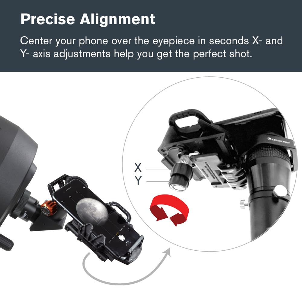 Foto 5 | Adaptador De Teléfono Inteligente Celestron Nexgo Dx Para Telescopio Y Más - Venta Internacional.