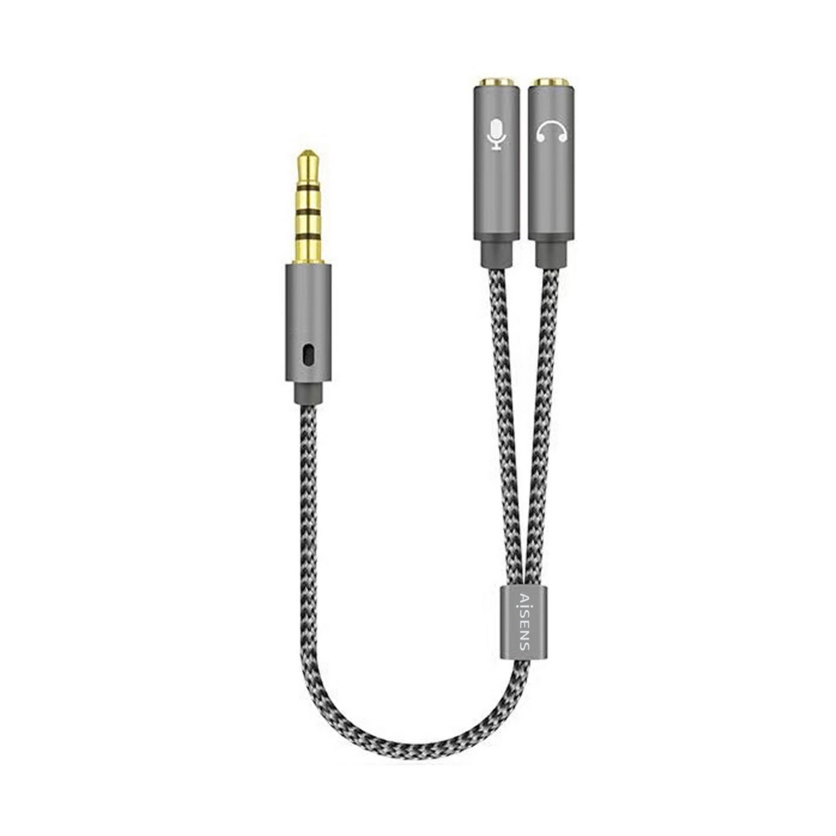 Foto 2 pulgar | Cable Adaptador Divisor Audio  3.5mm Auxiliar Audífonos
