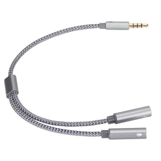 Foto 2 | Cable Adaptador Divisor Audio 3.5mm Auxiliar Audífonos