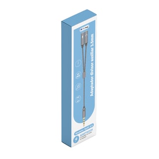 Foto 4 | Cable Adaptador Divisor Audio 3.5mm Auxiliar Audífonos