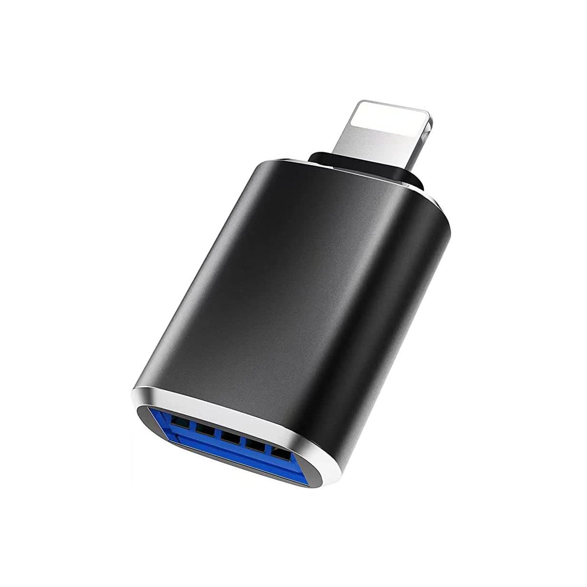 Adaptador Elegate Otg Lightning Usb Para IPhone/IPad Otgip color Negro