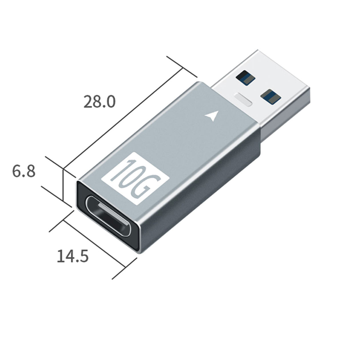 Foto 4 pulgar | Adaptador USB A Tipo C Urban Balance