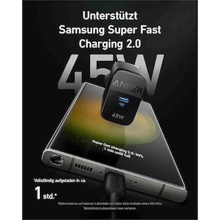 Foto 2 | Adaptador de Corriente con Entrada USB-C Anker 45w
