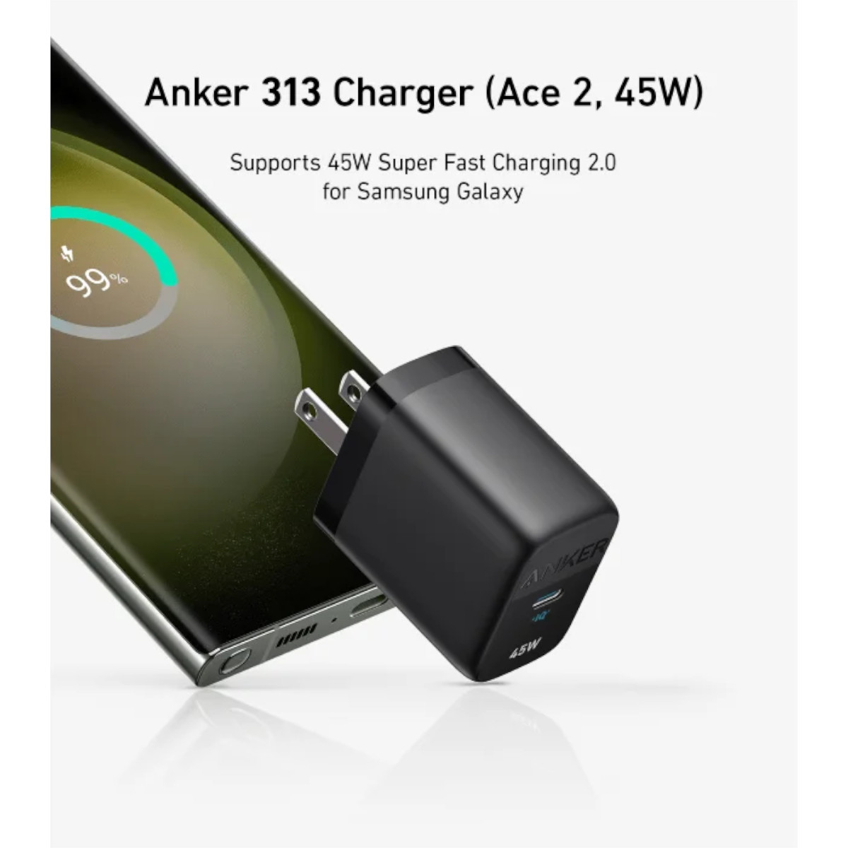 Foto 4 pulgar | Adaptador de Corriente con Entrada USB-C Anker 45w