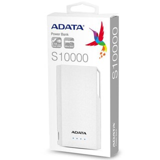 Foto 5 | Power Bank Adata 10000 mAh S10000 Batería Portátil 2 USB Tipo A 5V color Blanco